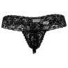 CandyMan String Dentelle Tlazol Noir